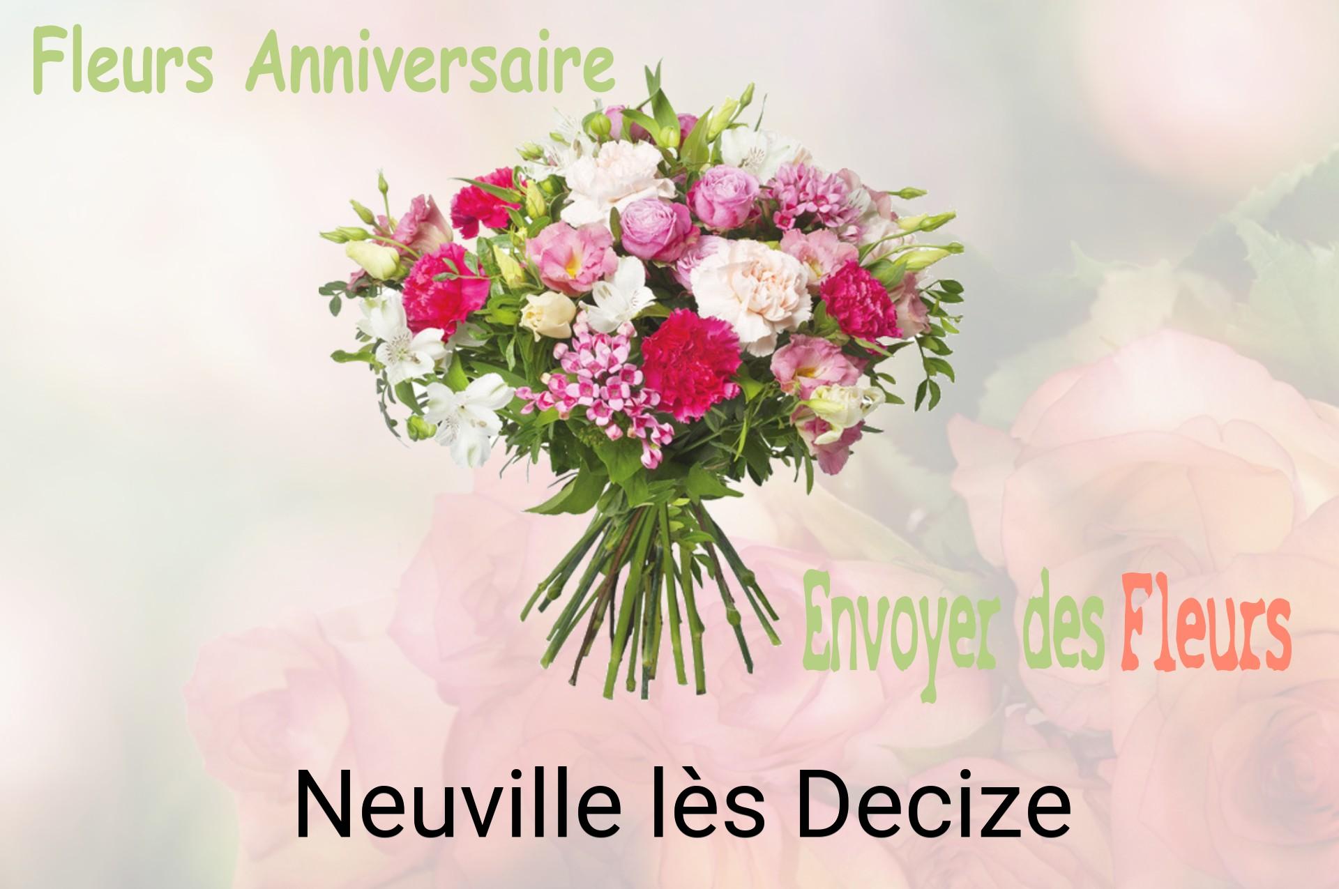 Bouquet de fleurs d’anniversaire livré à Neuville-lès-Decize