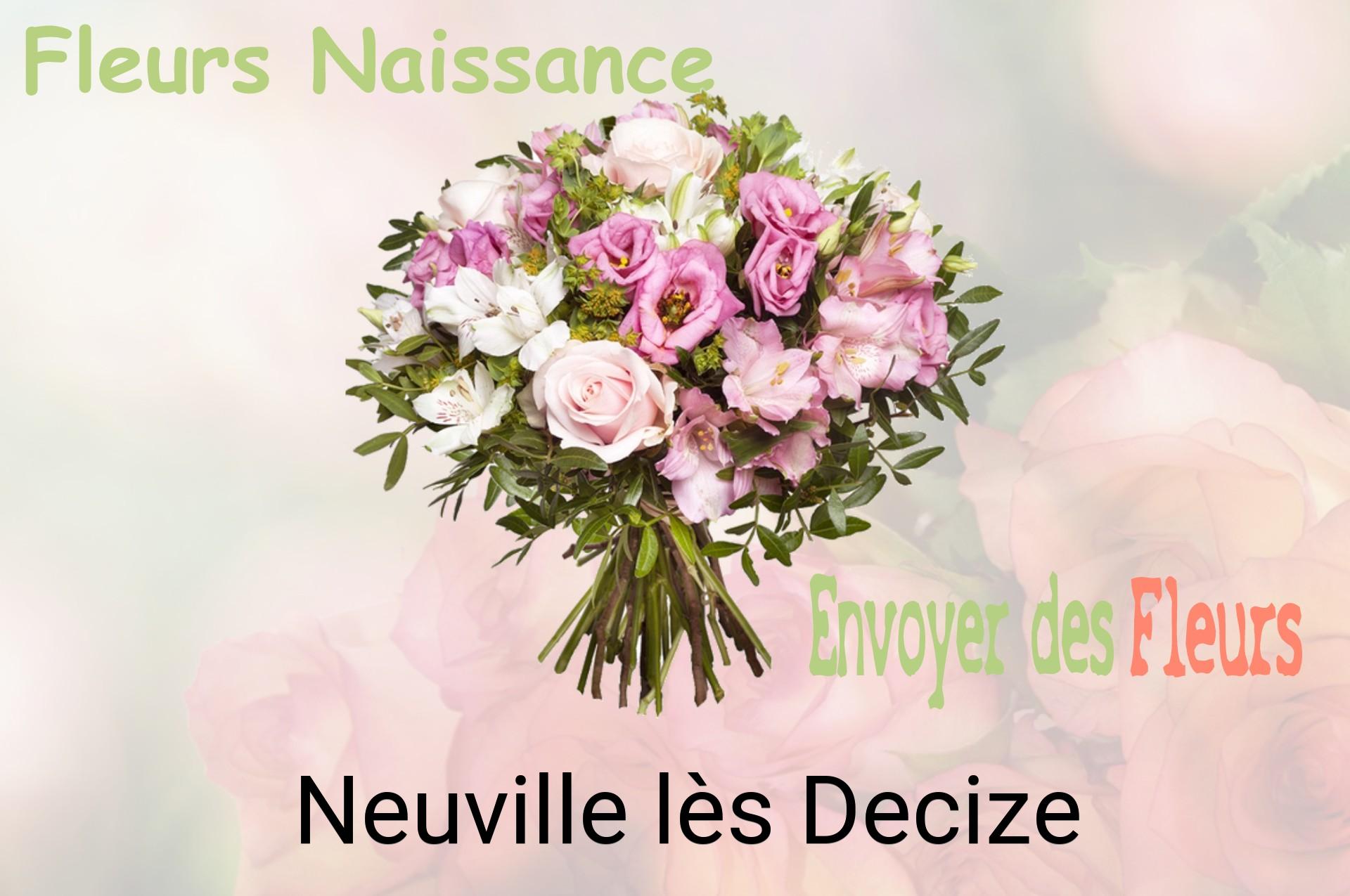 Bouquet de fleurs de naissance livré à Neuville-lès-Decize